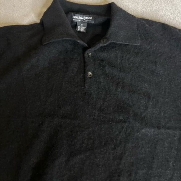 Joseph & Lyman 100% Pure Cashmere  Size XL Black - Picture 10 of 16